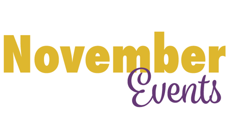 November Events - Caron Koteles Riha